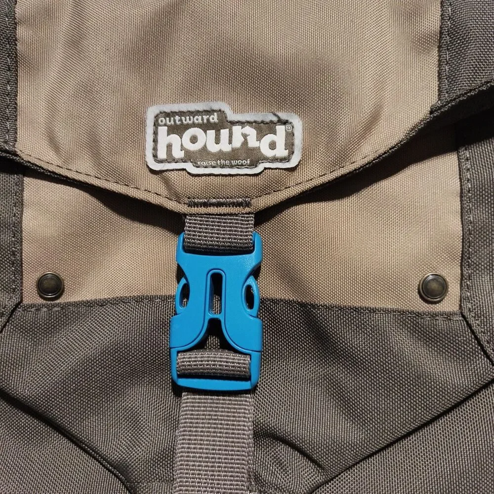 Outward Hound Denver Urban Dog Backpack Brown, Size L/Xl for Hiking Camping